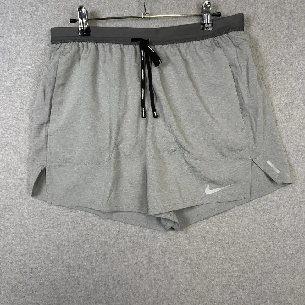 Nike Men’s Dri-Fit Challenger Running Shorts grey black medium (CJ5453-068)